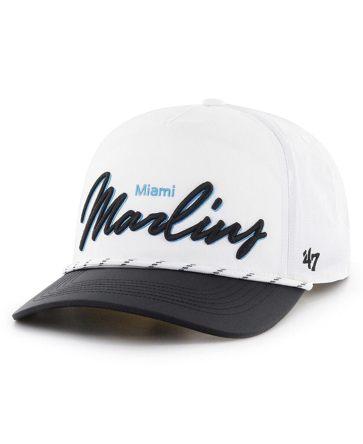 

Мужская белая регулируемая шляпа Miami Marlins Chamberlain Hitch '47 Brand