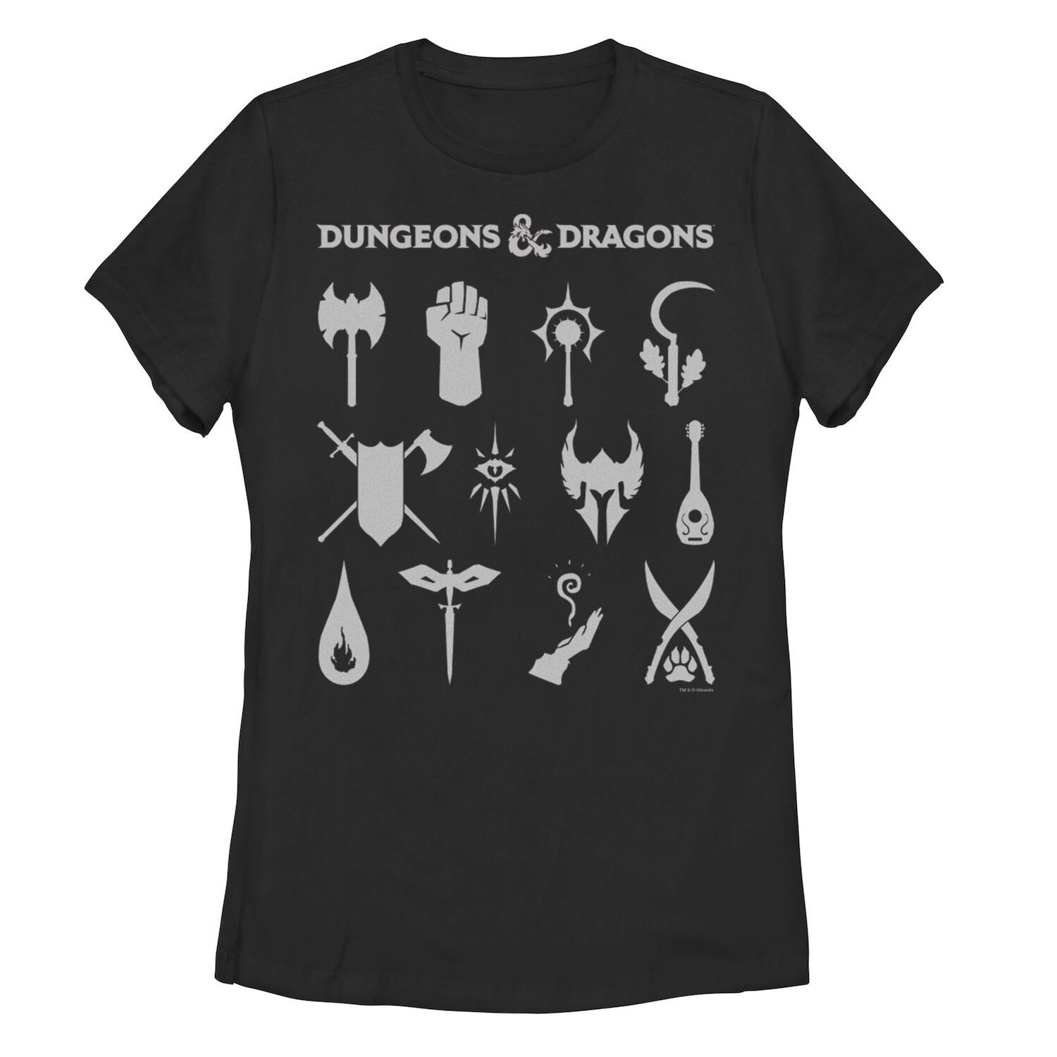 

Детская футболка с графическим рисунком Dungeons & Dragons Icons Licensed Character