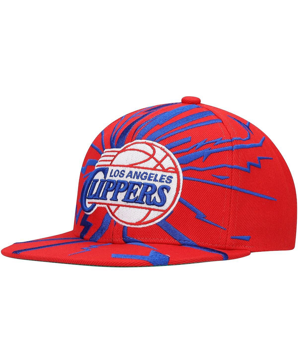 Мужская красная кепка La Clippers из твердой древесины Classics Earthquake Snapback Mitchell & Ness толстовка из твердой древесины mk3 мужская k1x