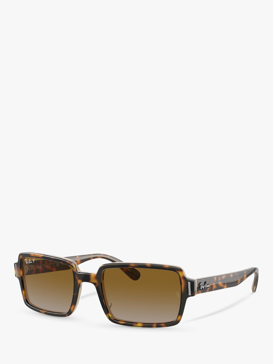

Солнцезащитные очки унисекс Ray-Ban RB2189 прямоугольной формы, гавана, прозрачный коричневый цвет