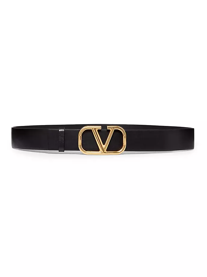 

Ремень VLogo Signature из телячьей кожи, 40 мм Valentino Garavani, черный