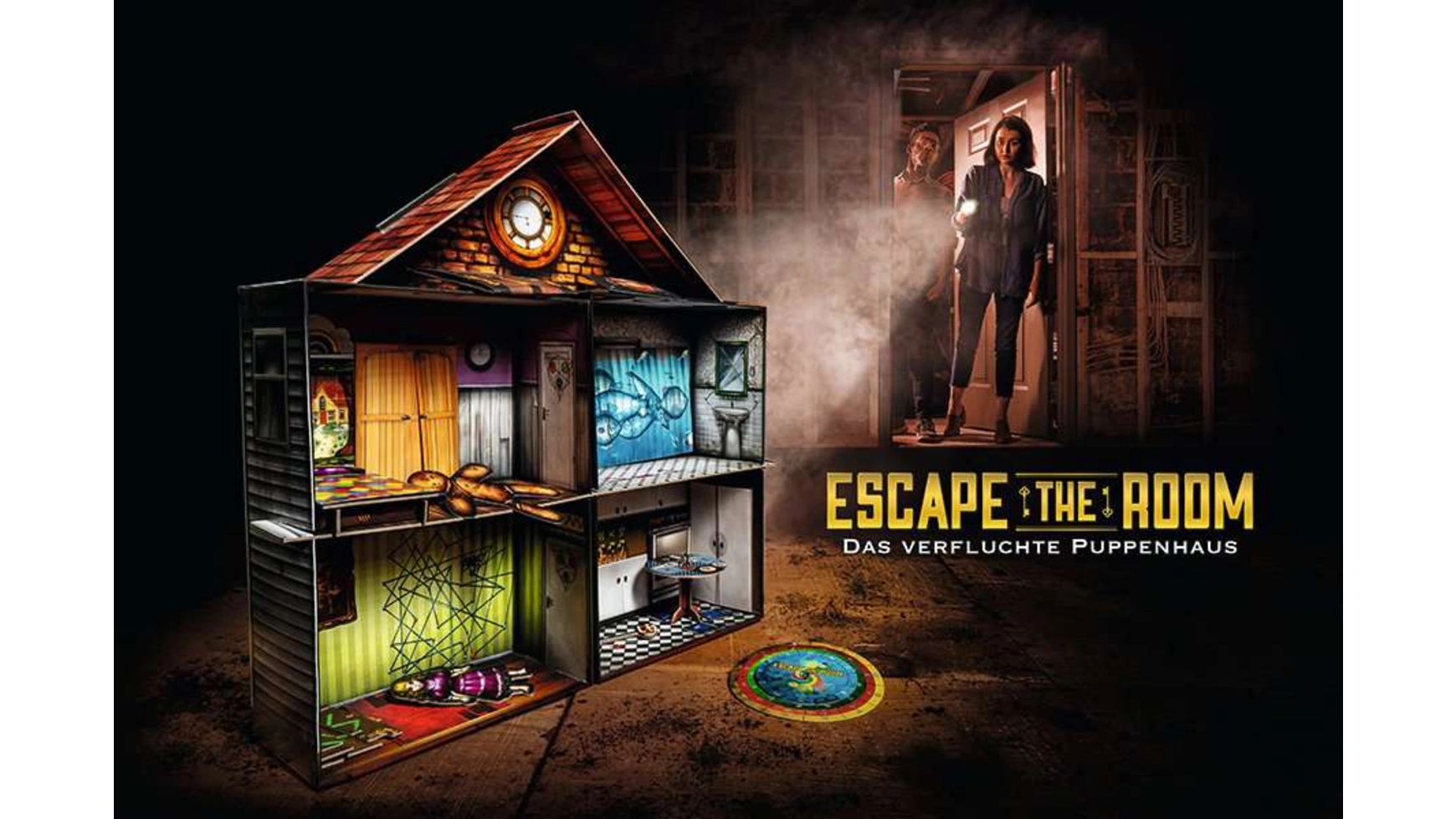 ThinkFun Escape the Room Проклятый кукольный домик, выход из дома!  Вечеринка – заказать по выгодной цене из-за рубежа в «CDEK.Shopping»