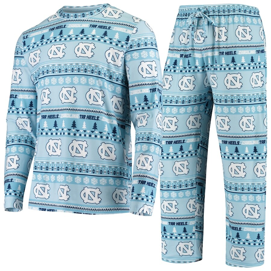 

Пижамный комплект Concepts Sport North Carolina Tar Heels, синий