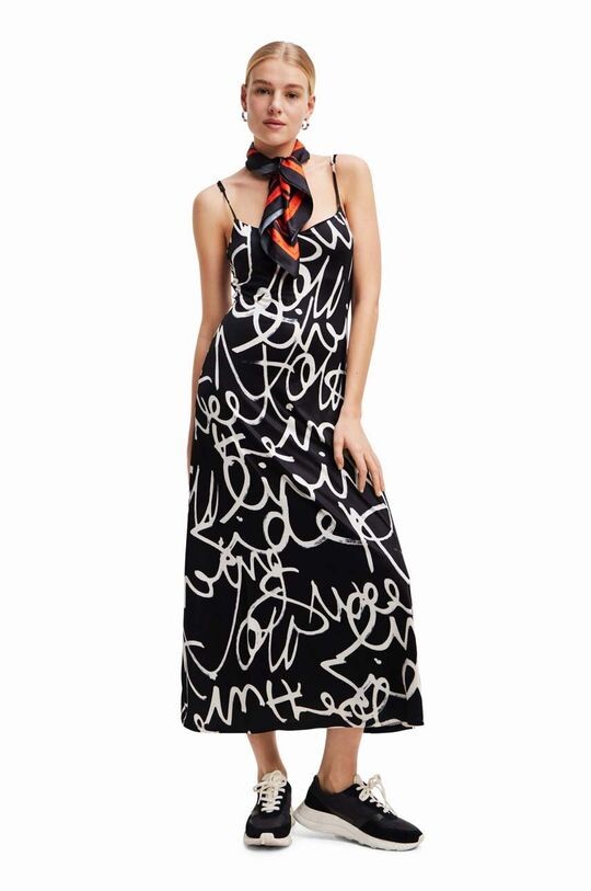 

Дезигуальное платье Desigual, черный