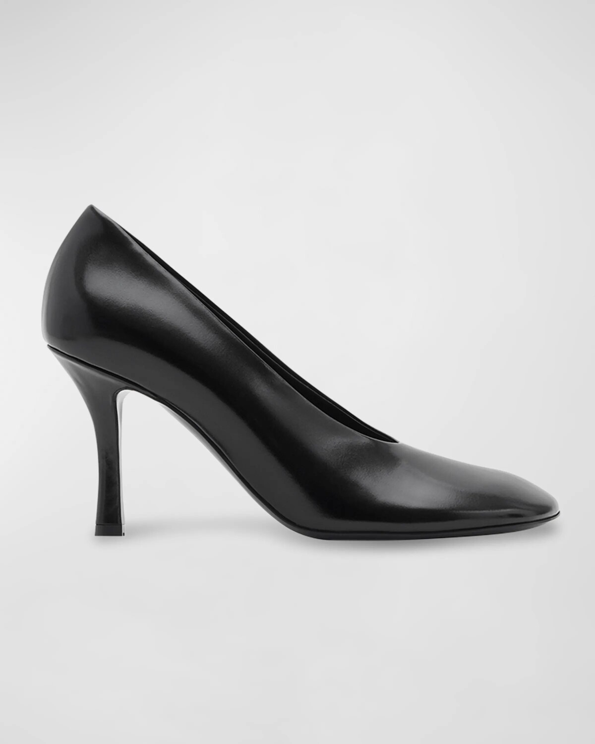 

Детские кожаные туфли на шпильке Burberry, цвет Black