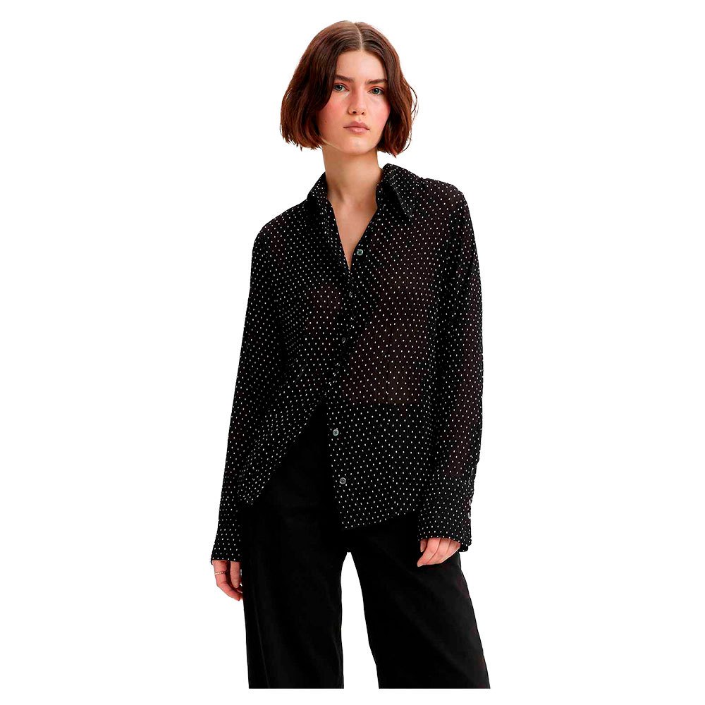 Блуза Levi´s Maeve Long, черный блуза levi s размер xs голубой