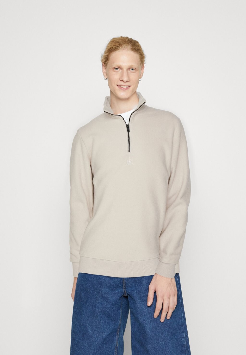 

Флисовый джемпер Jack & Jones JCOFRIDAY HIGH NECK, цвет moonbeam