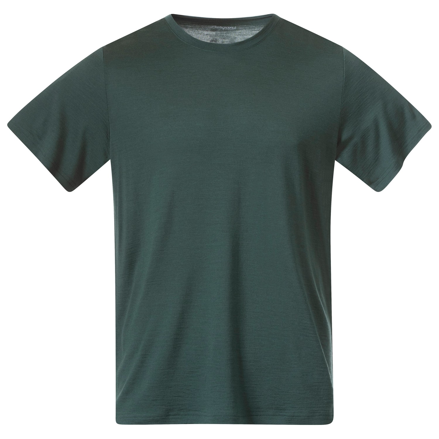 Рубашка из мериноса Bergans Whenever Merino Tee, цвет Duke Green