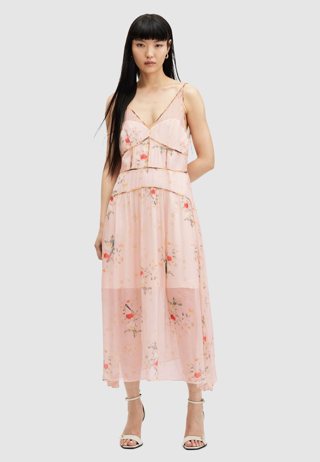 

Дневное платье SAFFRON KORA DRESS AllSaints, розовый