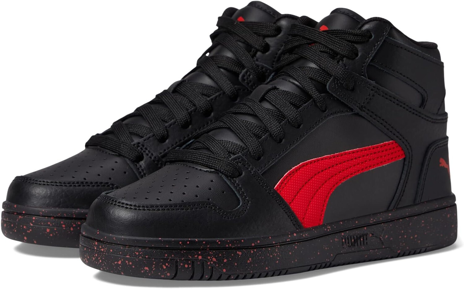 

Кроссовки Rebound Layup Elevated PUMA, цвет Puma Black/For All Time Red