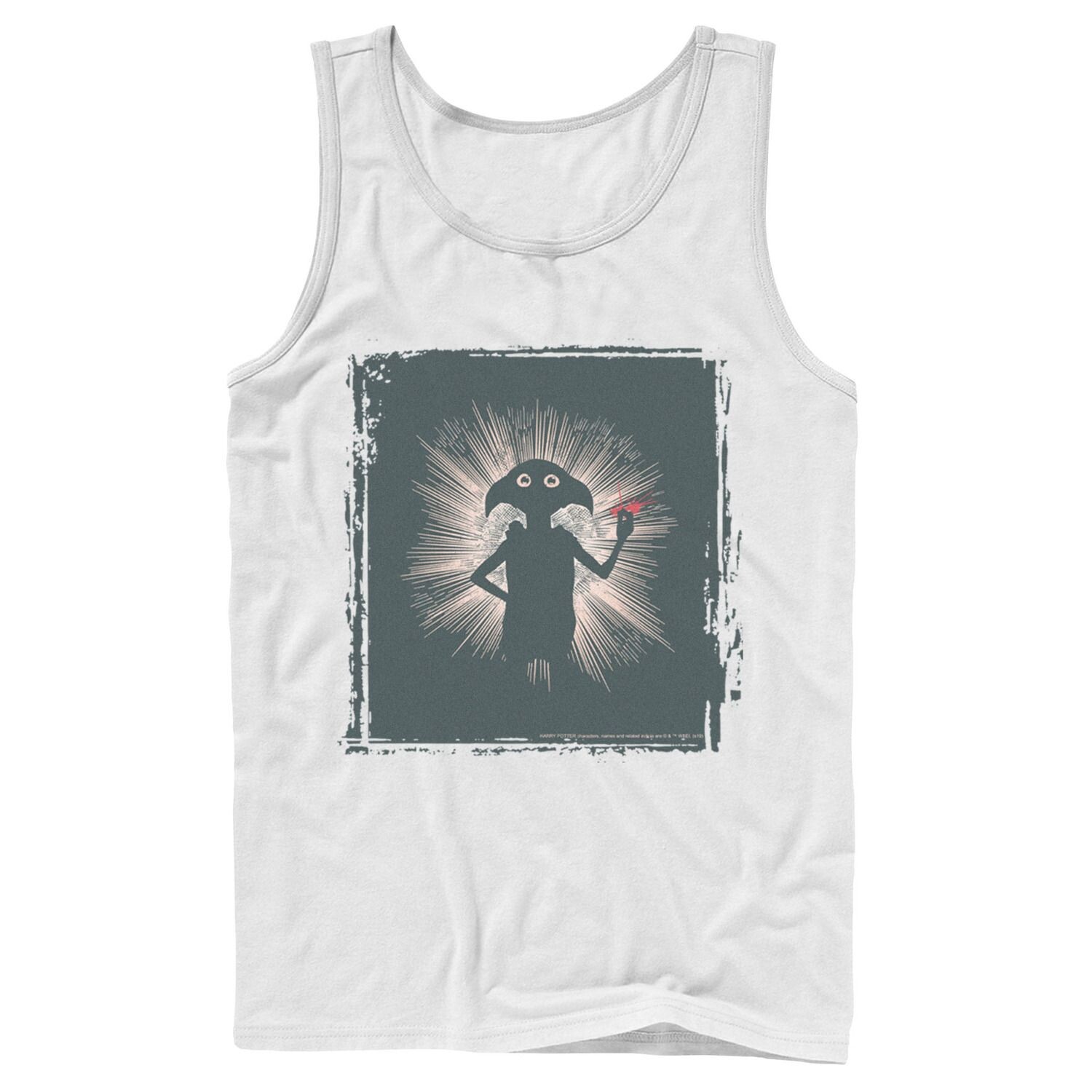 

Мужская майка с графическим силуэтом Harry Potter Dobby Magical Snap Silhouette