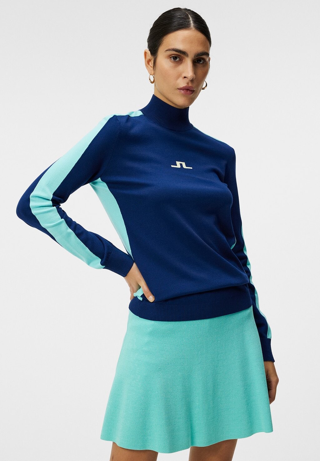 

Свитер вязаный ADIA J.LINDEBERG Sports, цвет estate blue