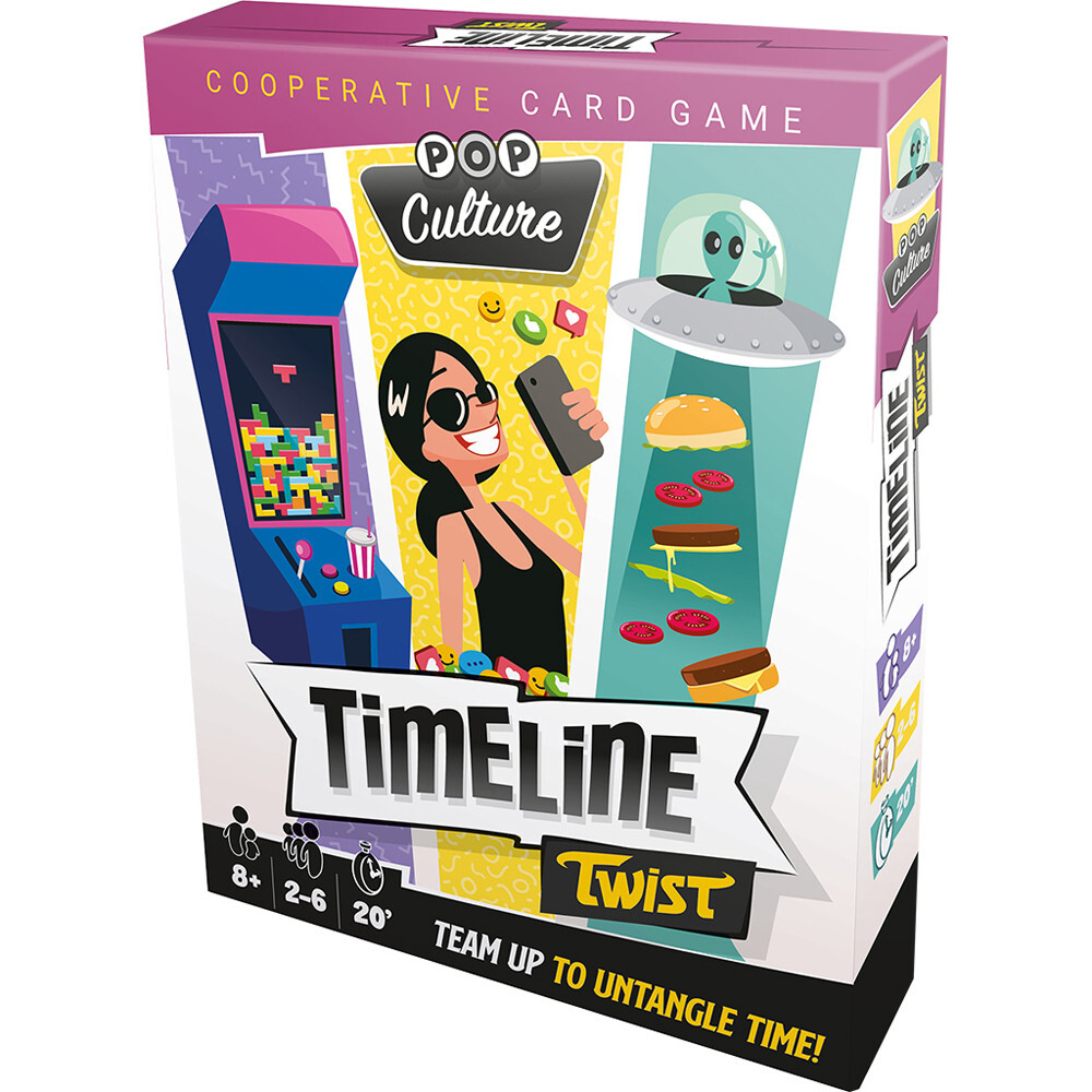 

Настольная игра Zygomatic Timeline Twist: Pop Culture Edition