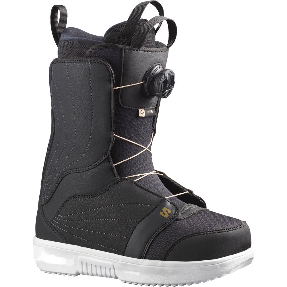 Ботинки для сноубординга Salomon Pearl Boa, черный ботинки для сноубординга salomon faction boa серый