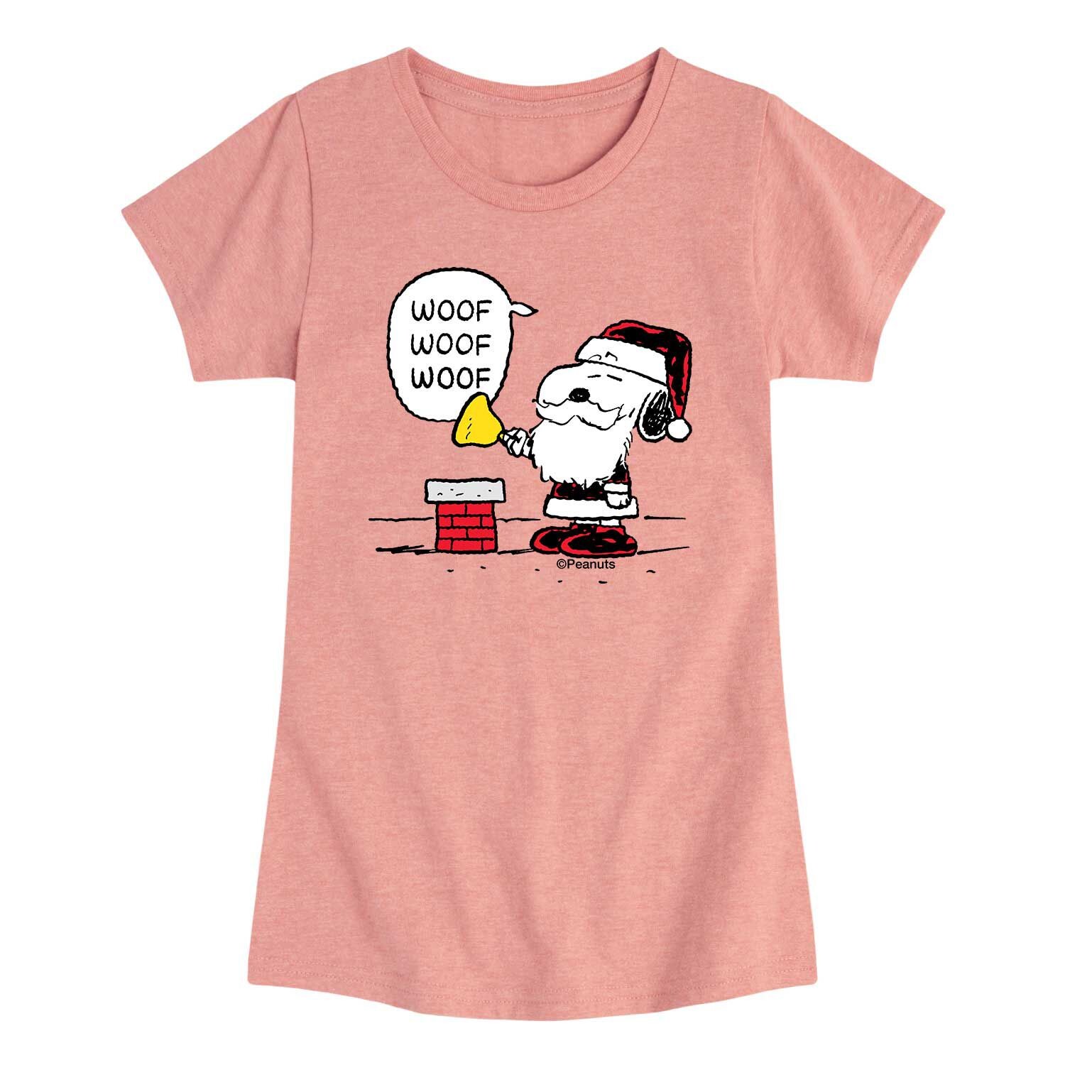 

Футболка с рисунком Peanuts Woof Woof для девочек 7–16 лет Licensed Character