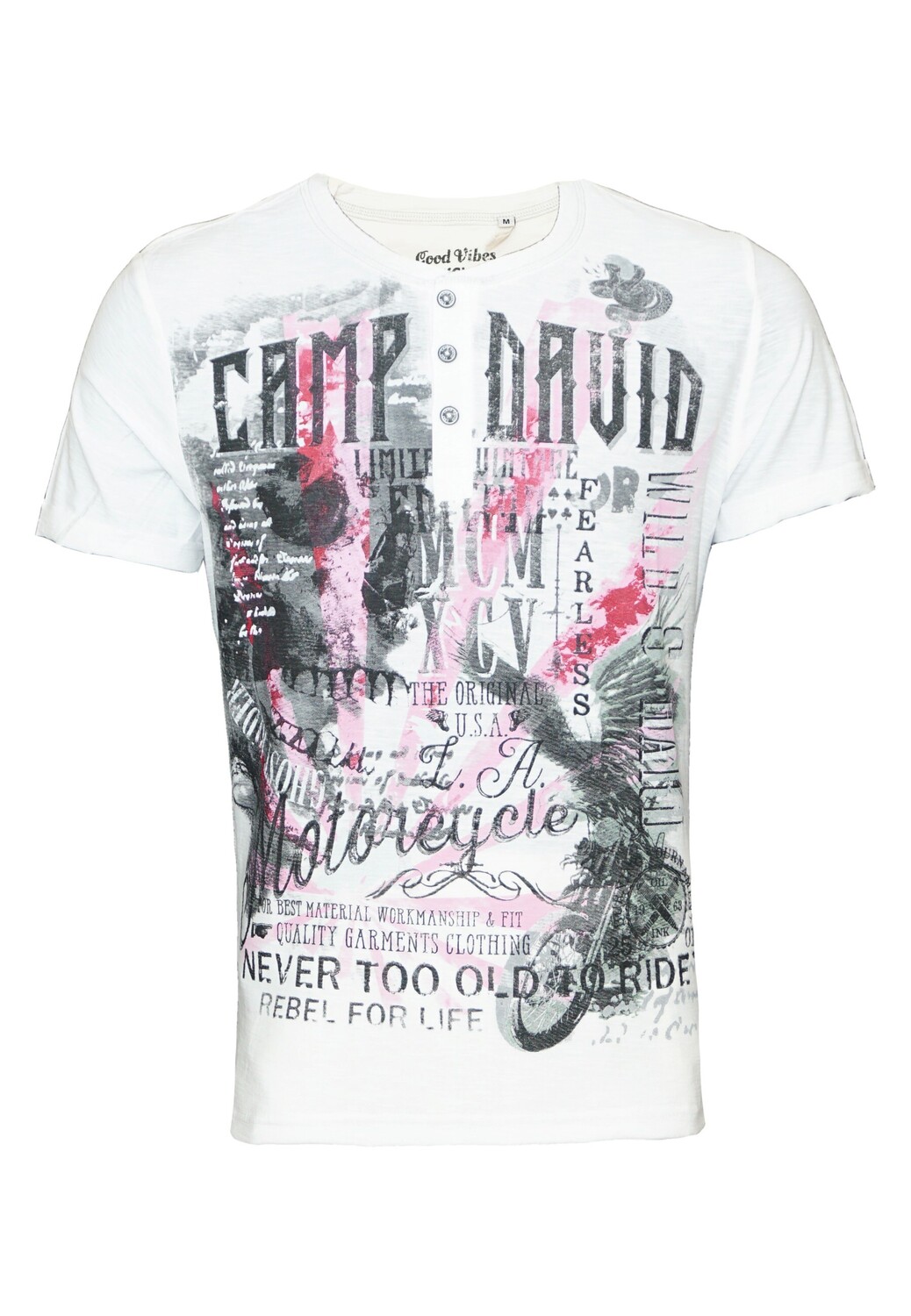 

Футболка CAMP DAVID Road Rebel', белый