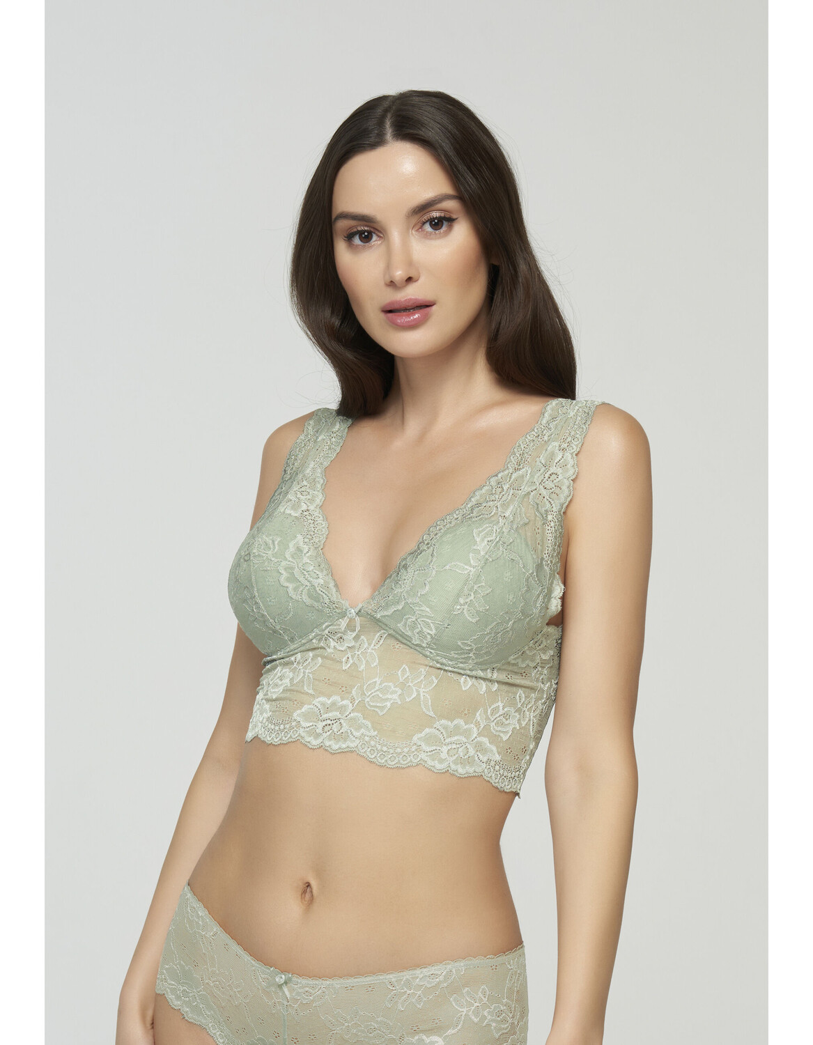 

Бюстгальтер без косточек Marc and Andre Bralette Flirt, зеленый