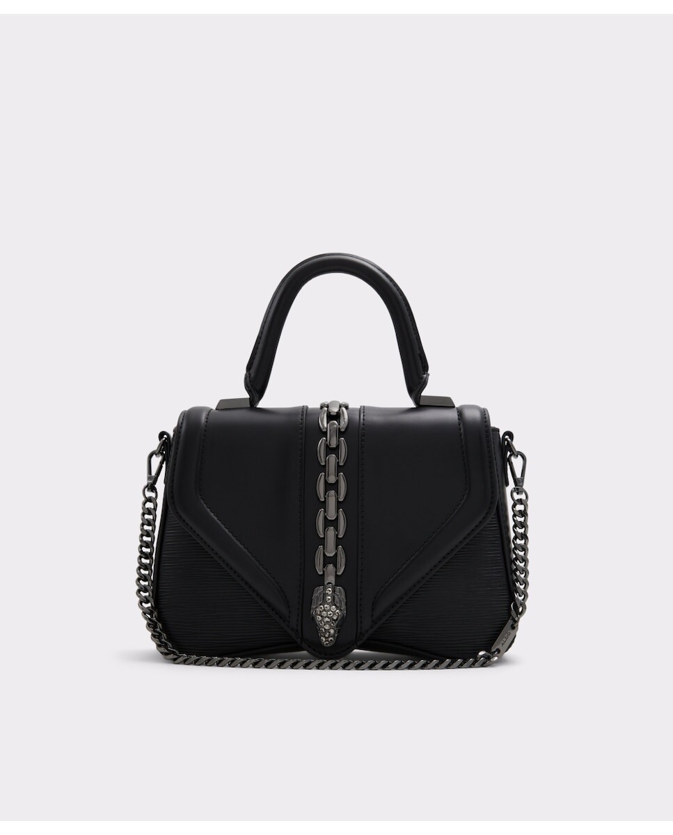 

Черная сумочка на магнитной застежке Aldo, черный