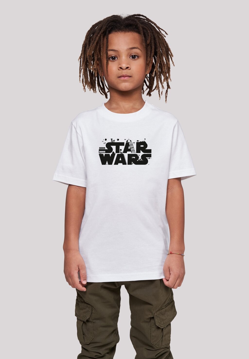 

футболка с принтом Star Wars Minimalist Logo F4NT4STIC, белый