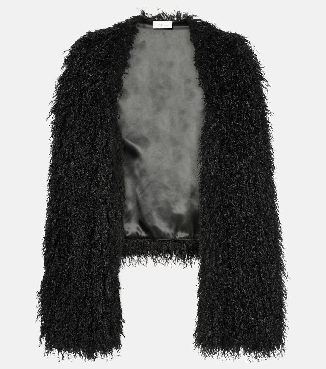 

Куртка из искусственного меха Sportmax, черный