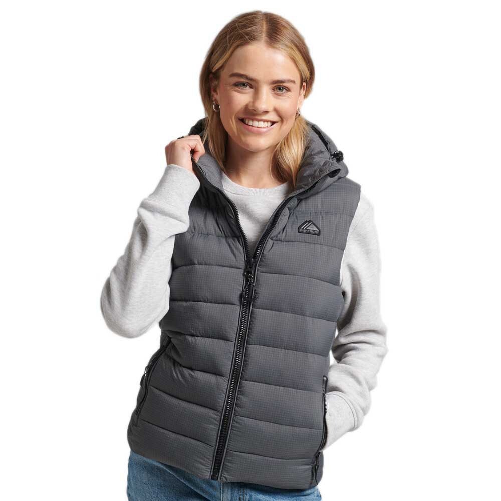 

Жилет Superdry Code Mtn Fuji Padded, серый