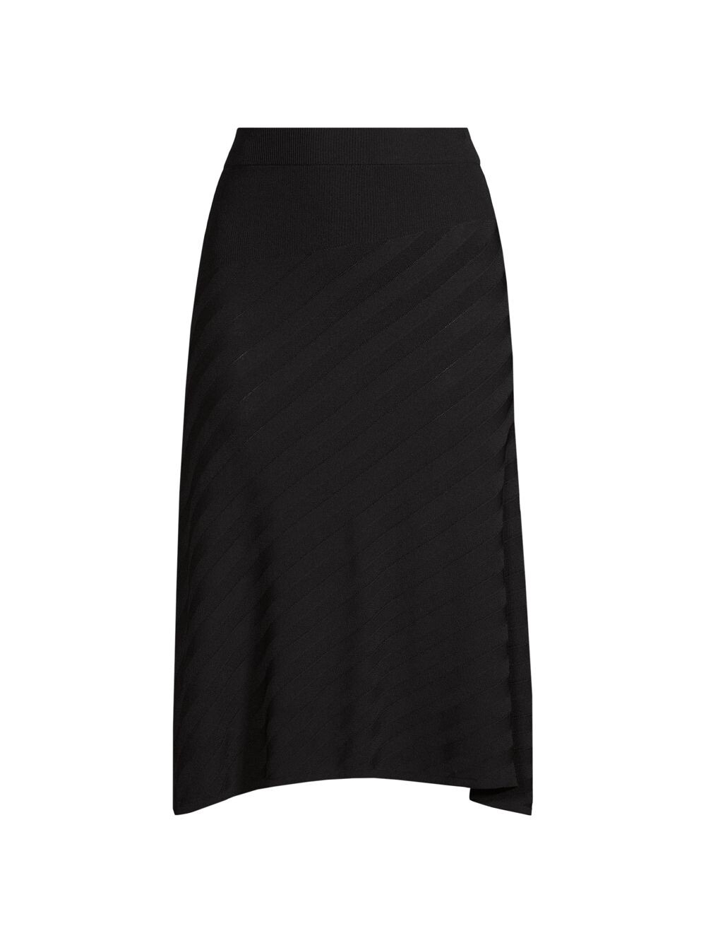 

Юбка-свитер в рубчик Donna Karan New York, черный