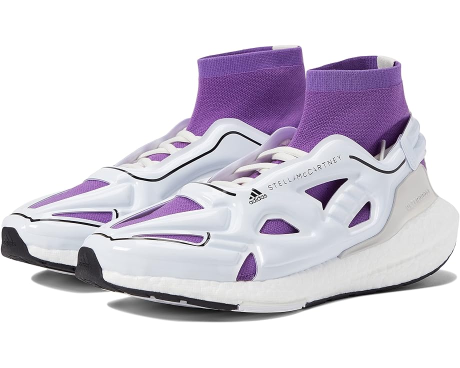Кроссовки adidas by Stella McCartney Ultraboost 22 Elevated, цвет Footwear White/Active Purple/Core Black беговел triumf active akb 1209w purple