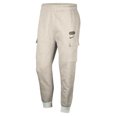

Брюки Nike Michigan Club, цвет Birch/Heather/Grey Fog/College Navy