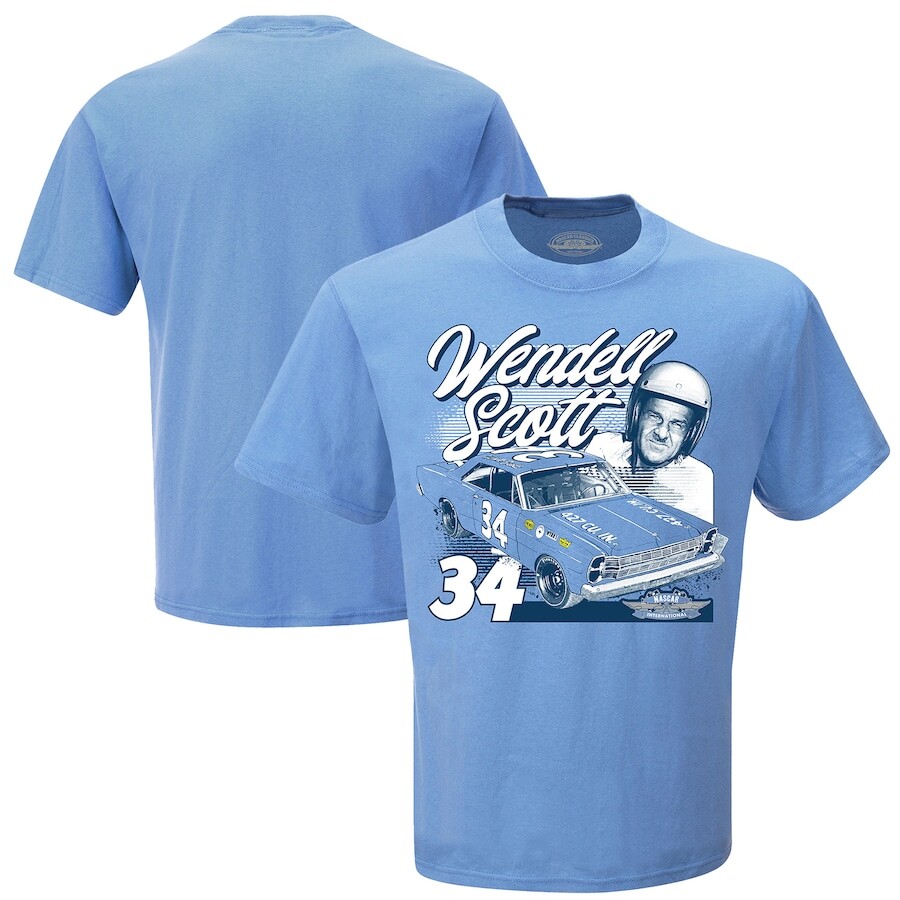 

Футболка с коротким рукавом Checkered Flag Wendell Scott, синий