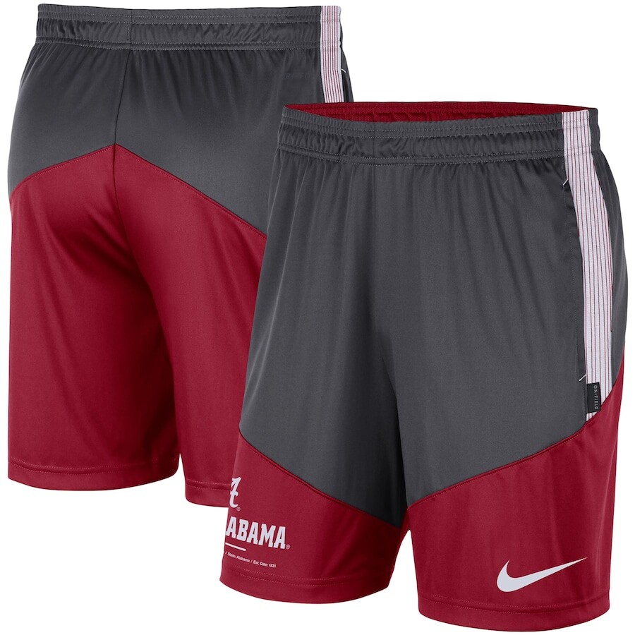 

Шорты Nike Alabama Crimson Tide, угольный