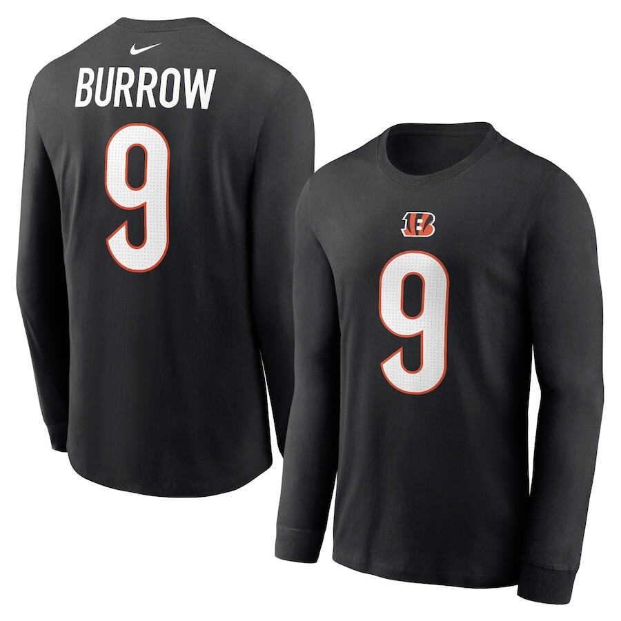 

Футболка с именем и номером Nike Cincinnati Bengals, черный