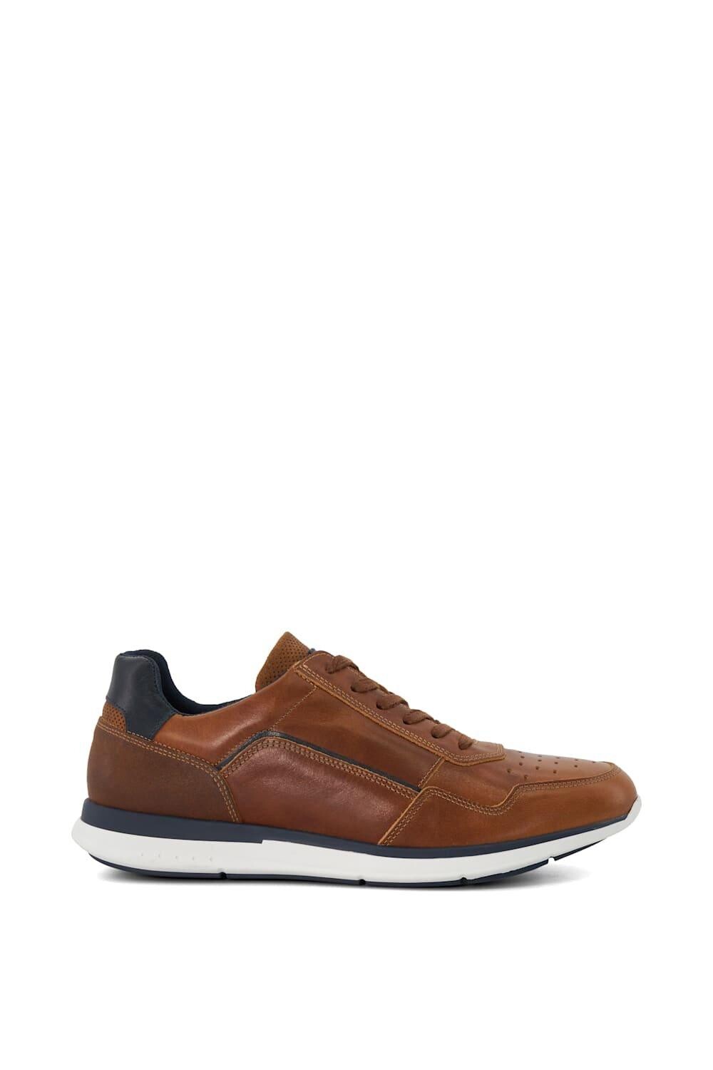 

Кроссовки 'Tristonn' Leather Trainers Dune London, коричневый