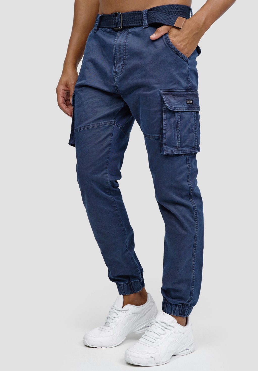 Брюки карго KERR INDICODE JEANS, цвет navy брюки для бега idhultop indicode jeans цвет navy
