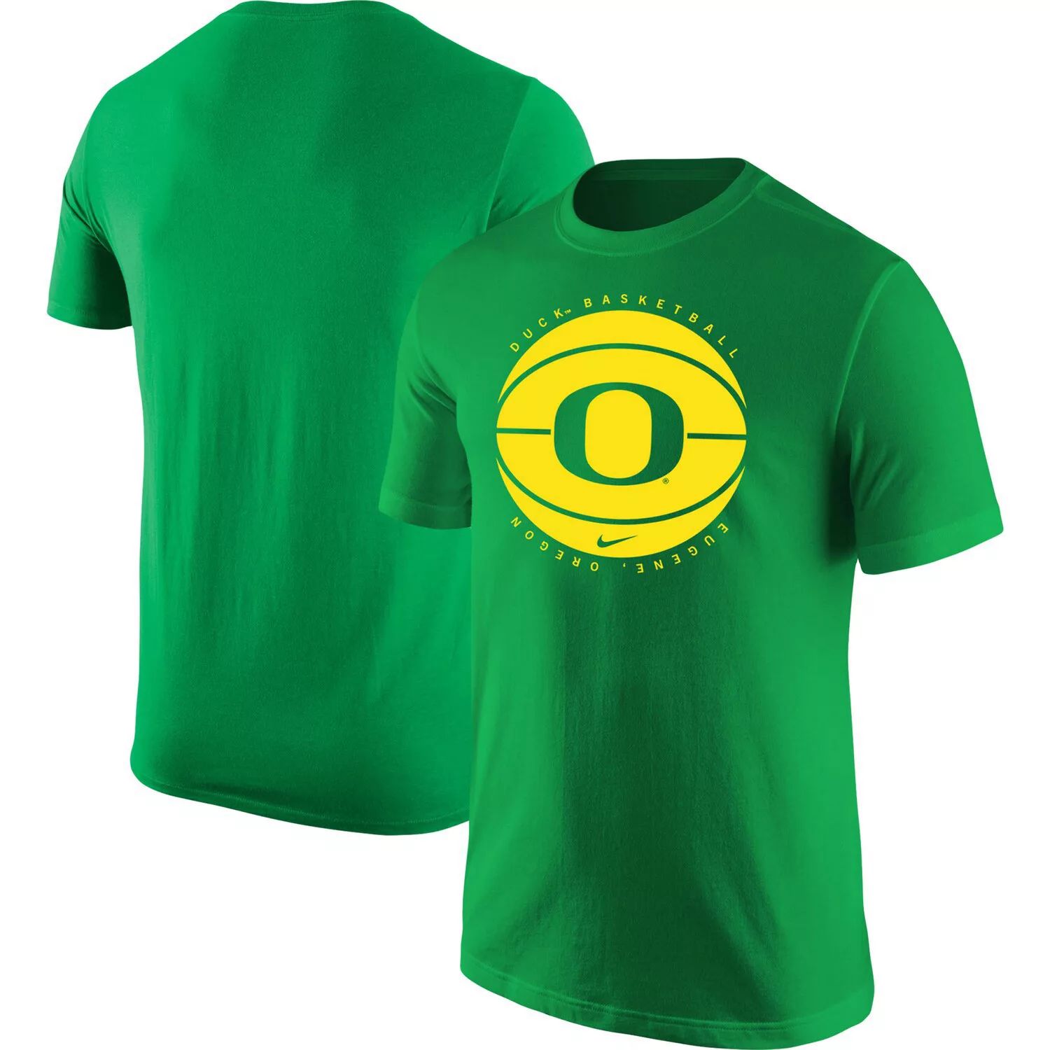 цена Мужская зеленая футболка с логотипом Oregon Ducks Basketball Nike
