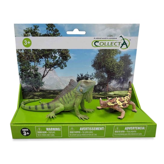 Collecta, Коллекционные фигурки, набор из 2 рептилий в упаковке