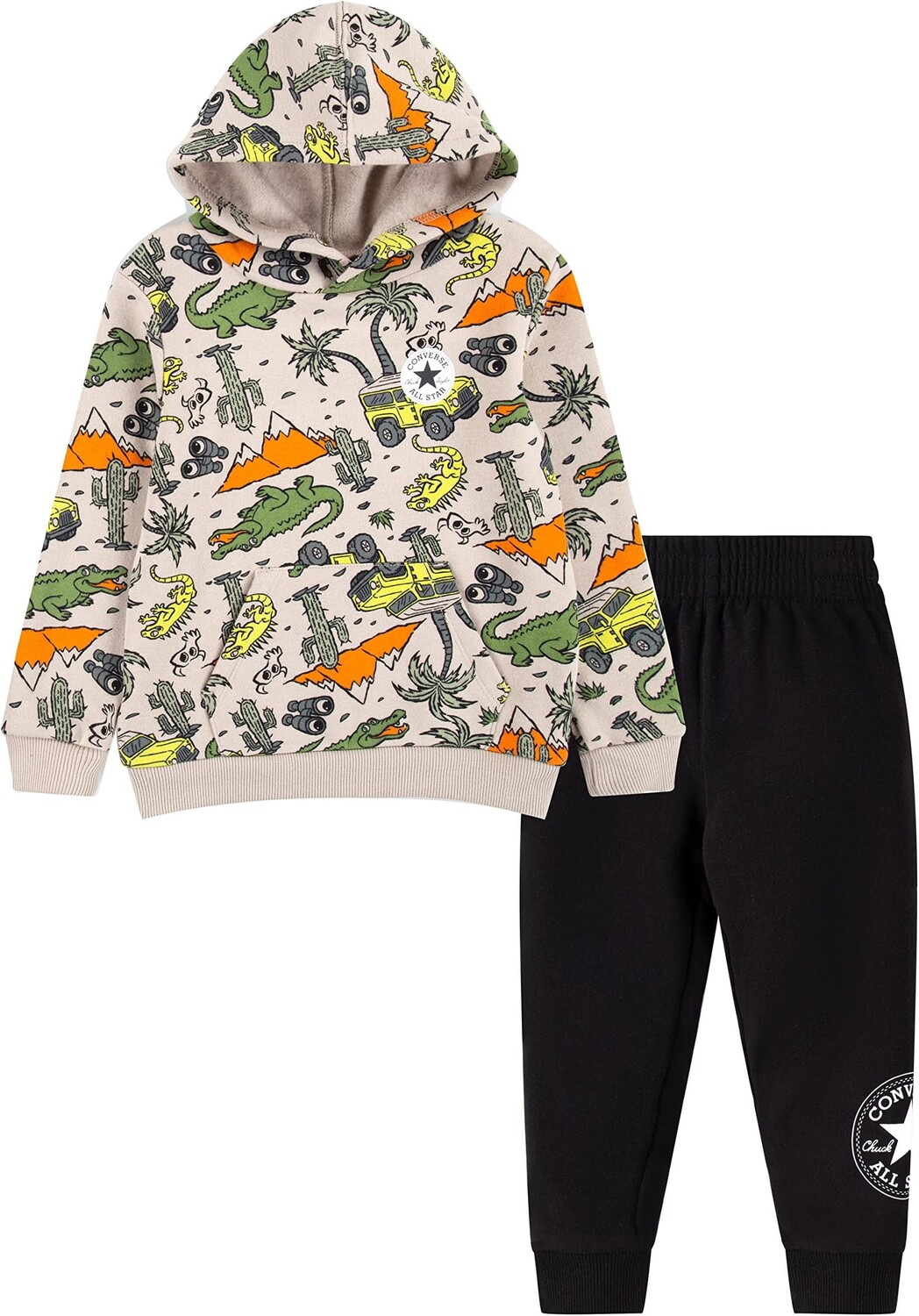 

Детский набор Converse Desert Explorer Fleece Pullover Set, черный
