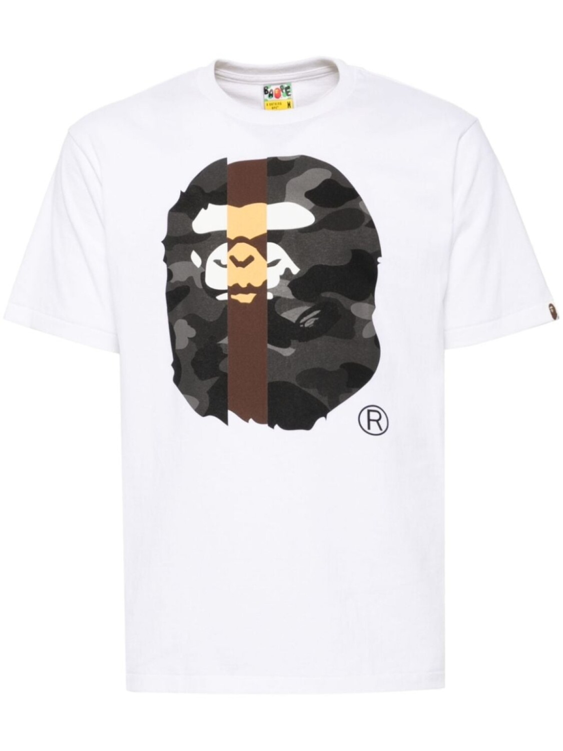 

A BATHING APE футболка с логотипом, белый