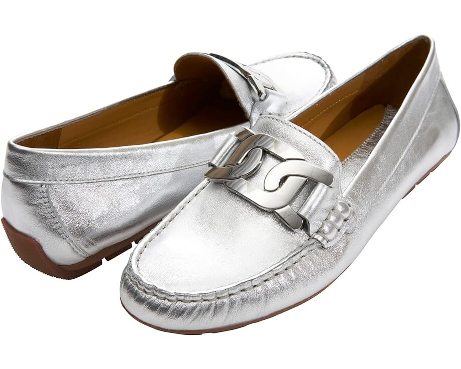 

Лоферы Vaneli Aiker, цвет Silver Metallic Glove Nappa
