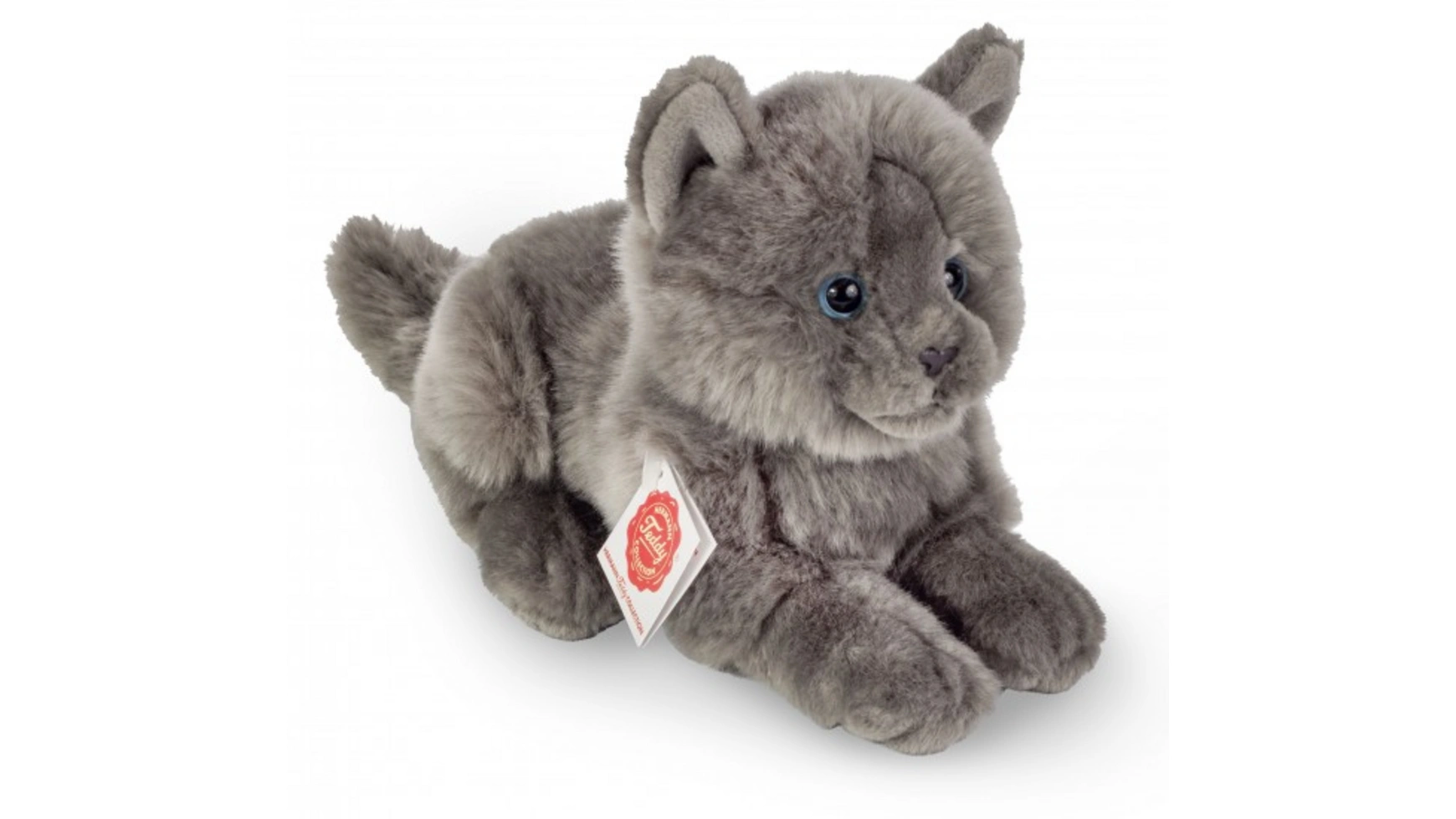 Плюшевая игрушка картезианский кот лежащий 20 см Teddy-Hermann