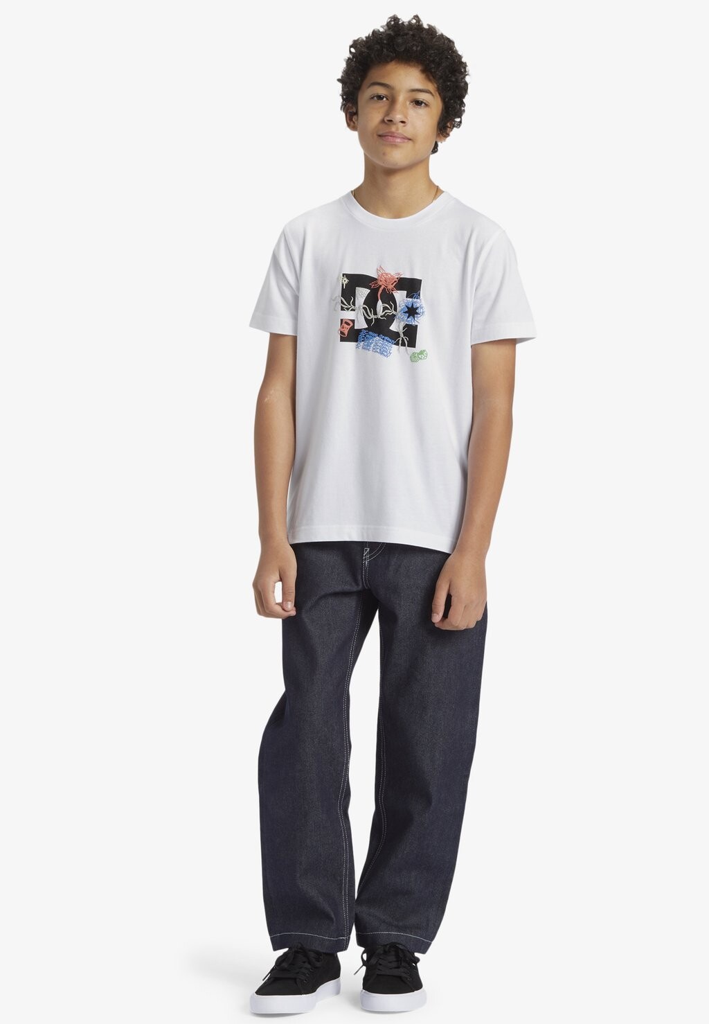 

Футболка с принтом DC Shoes, цвет wbb white