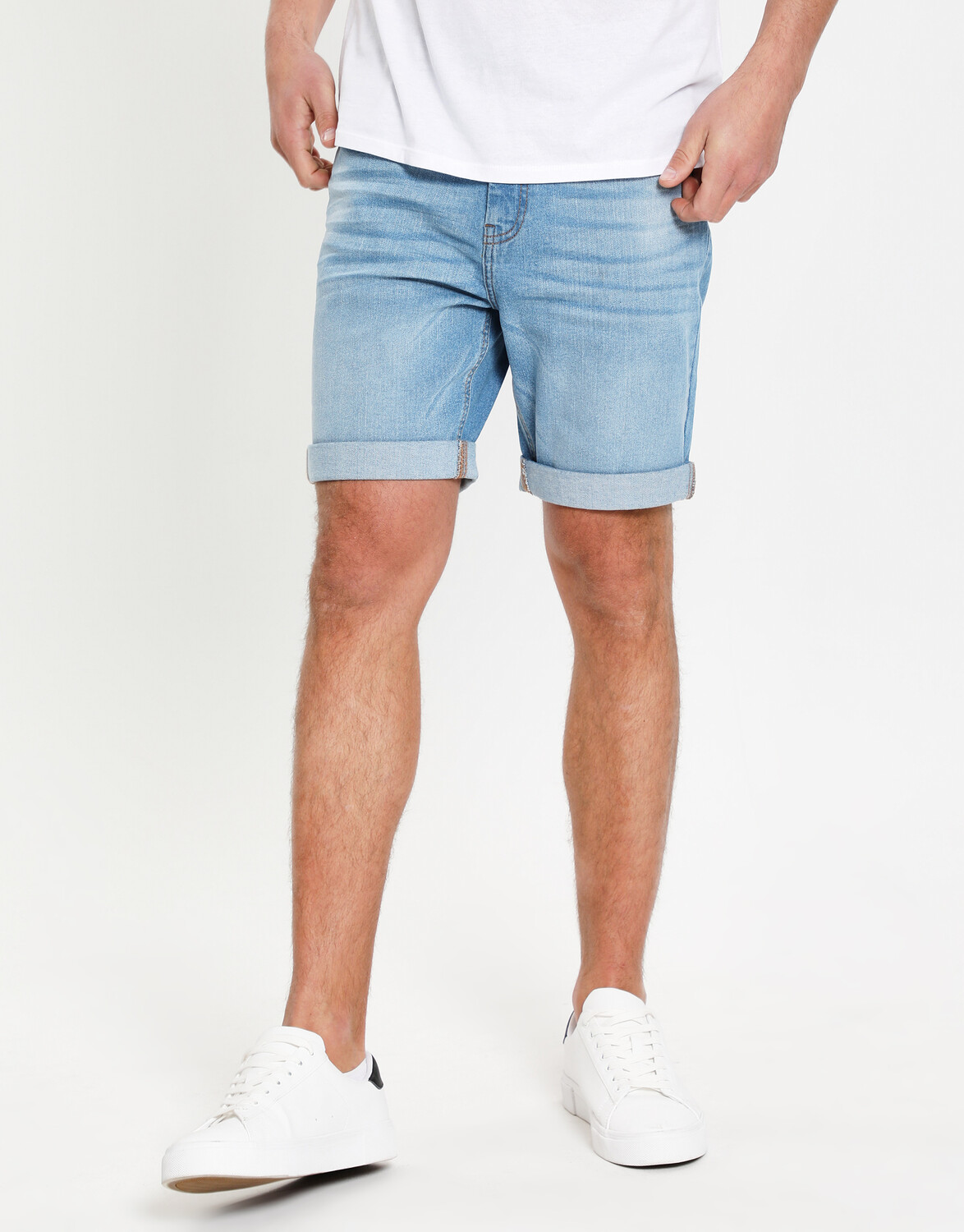 

Тканевые шорты Threadbare Jeans THB Denim Burt, светло-серый