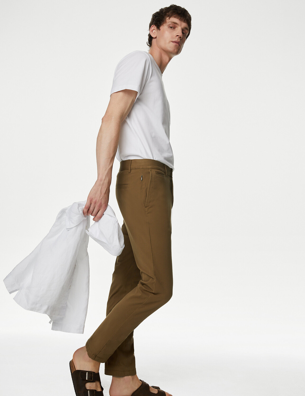 

Узкие брюки чинос Ultimate Fit Marks & Spencer