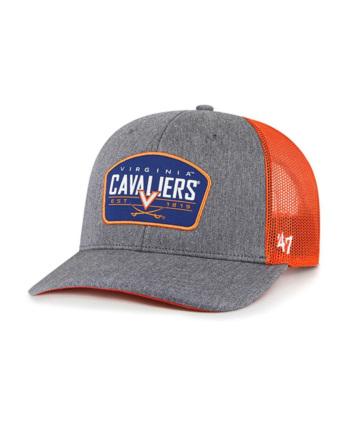 

Мужская темно-серая кепка Virginia Cavaliers Slate Trucker Snapback '47 Brand