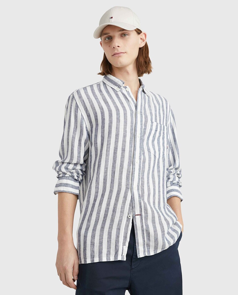 

Мужская рубашка стандартного кроя с длинными рукавами Tommy Hilfiger, мультиколор