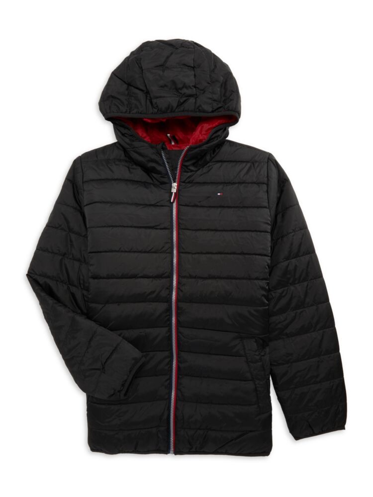 

Пуховик для маленького мальчика Tommy Hilfiger, черный
