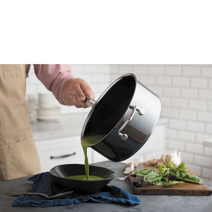 

Hestan NanoBond Кастрюля с крышкой, 4 кварты, серебряный