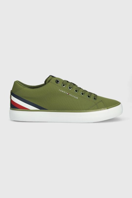 

Кроссовки TH HI VULC CORE LOW STRIPES Tommy Hilfiger, зеленый