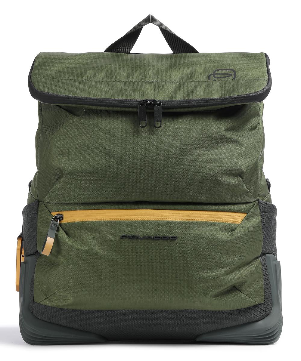 Рюкзак CORNER 15″ из переработанного полиэстера Piquadro, зеленый