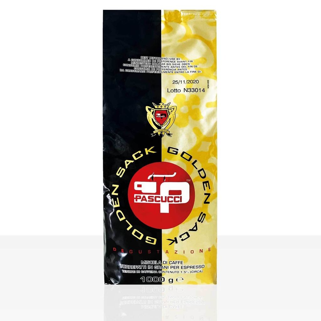 

PASCUCCI Caffe Gold Espresso 8 х 1 кг кофе в зернах, 100% арабика