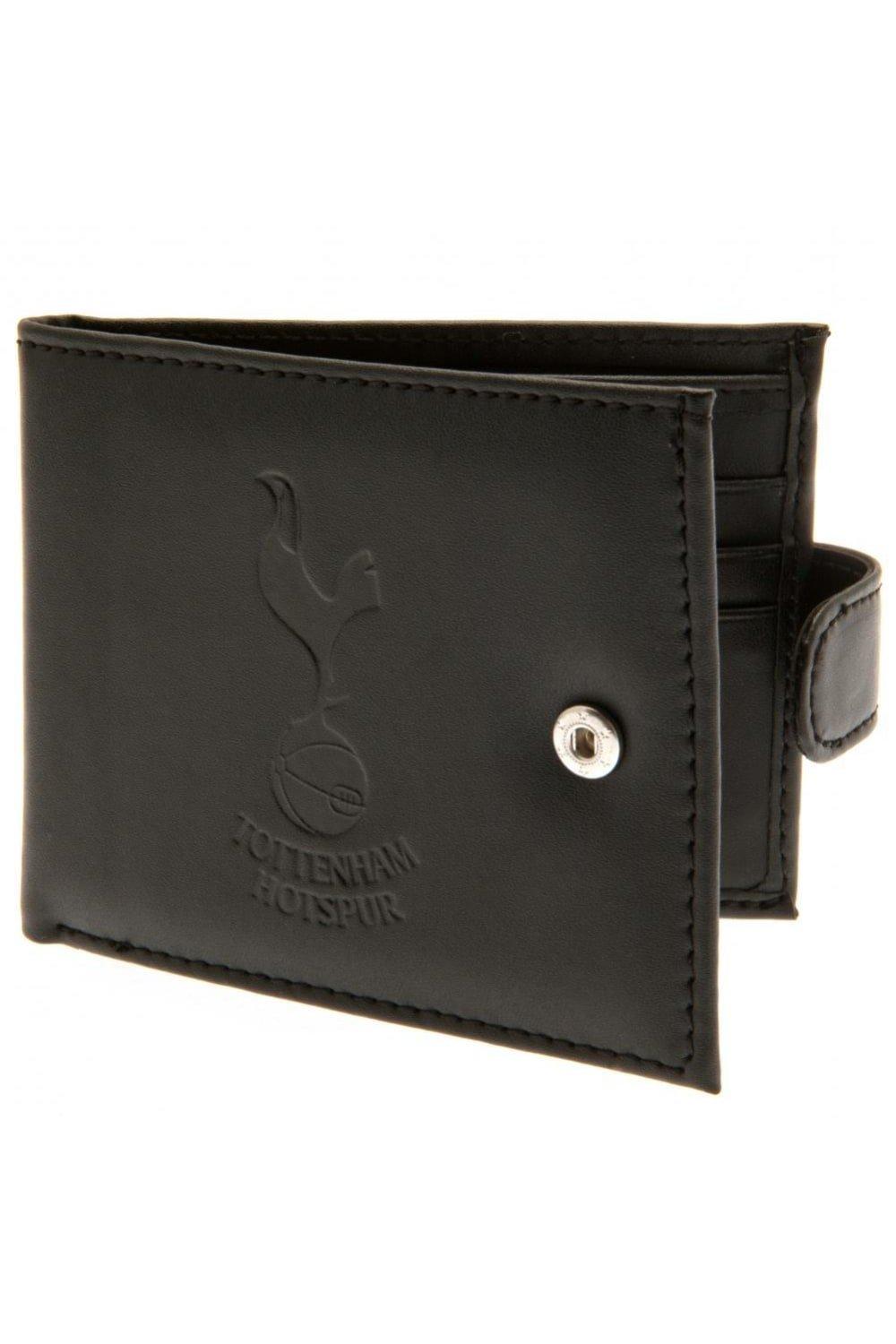 RFID-кошелек против мошенничества Tottenham Hotspur FC, черный printio футболка классическая официальная эмблема футбольного клуба тоттенхэм
